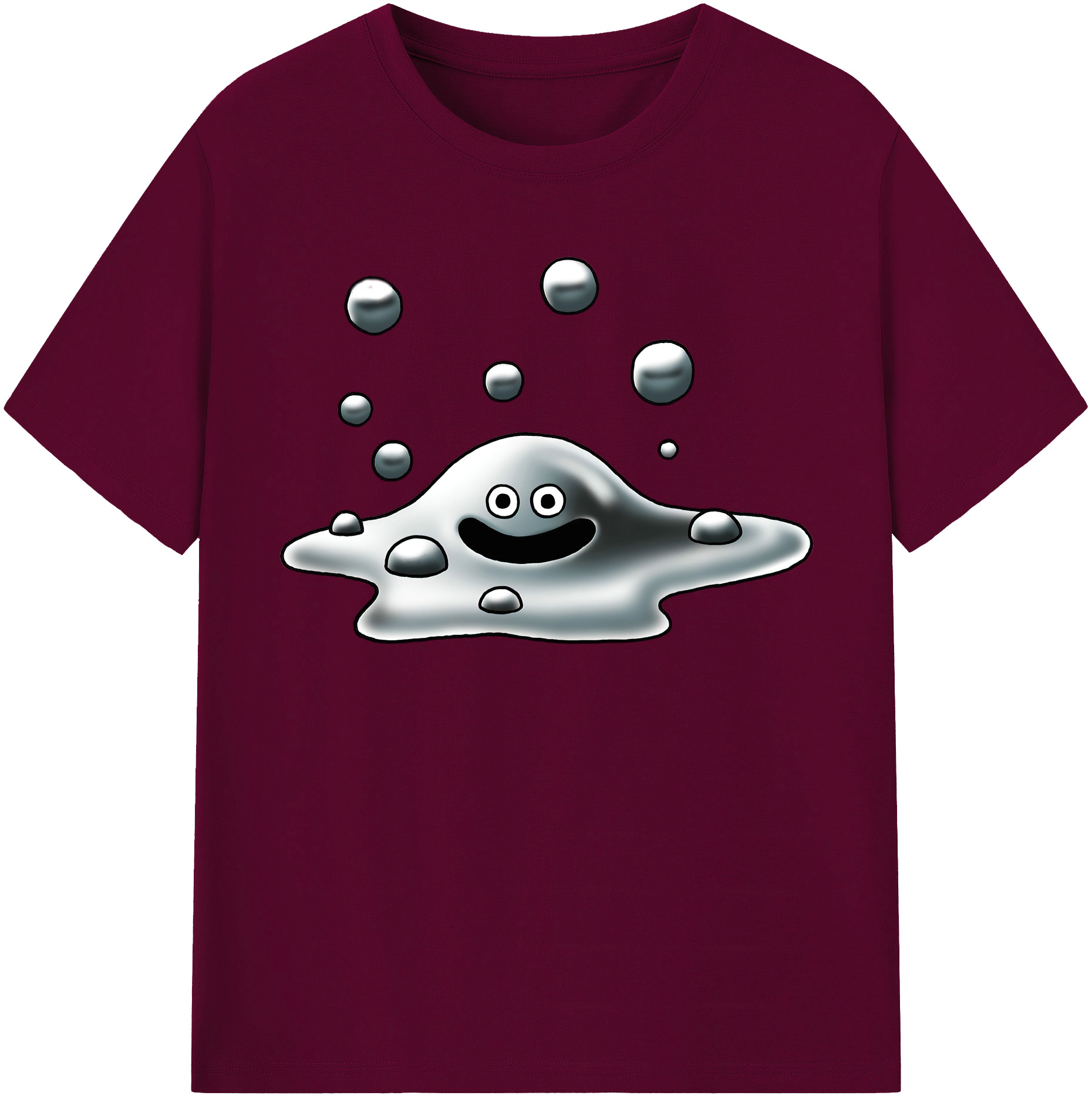 （画像用） ドラゴンクエスト Doragon Kuesuto Dragon Quest レディースカジュアルプリントTシャツ（綿100％）